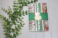 Handmade Christmas Daily Notes Folio – 5x8 Legal Pad - Santa Stripe
