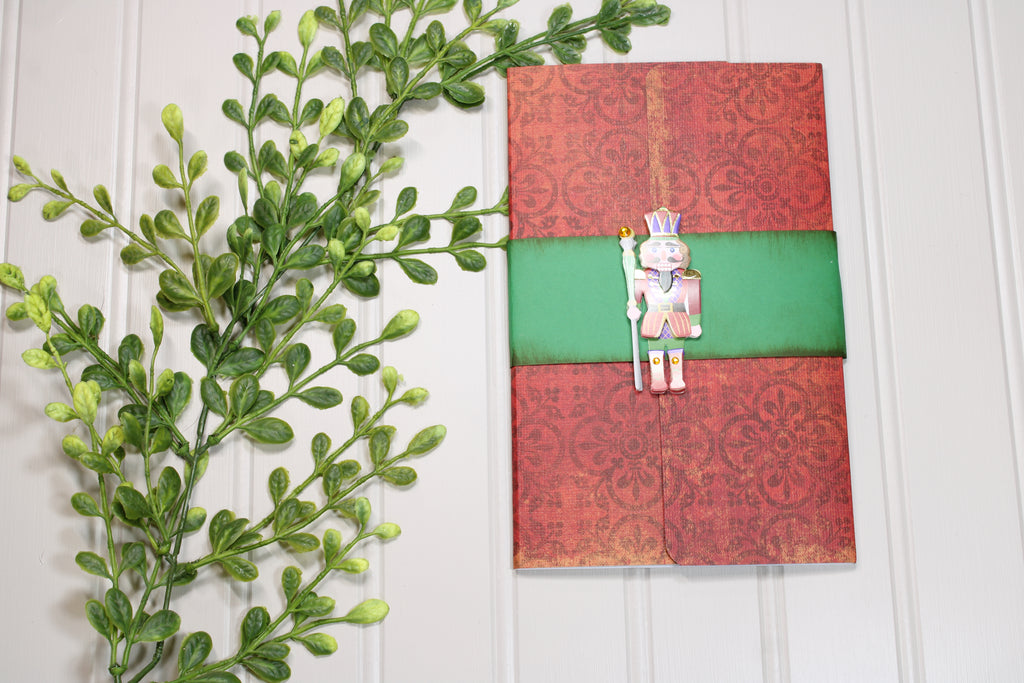 Handmade Christmas Daily Notes Folio – 5x8 Legal Pad - Tin Soldier