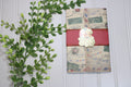 Handmade Christmas Daily Notes Folio – 5x8 Legal Pad - Air Mail Santa