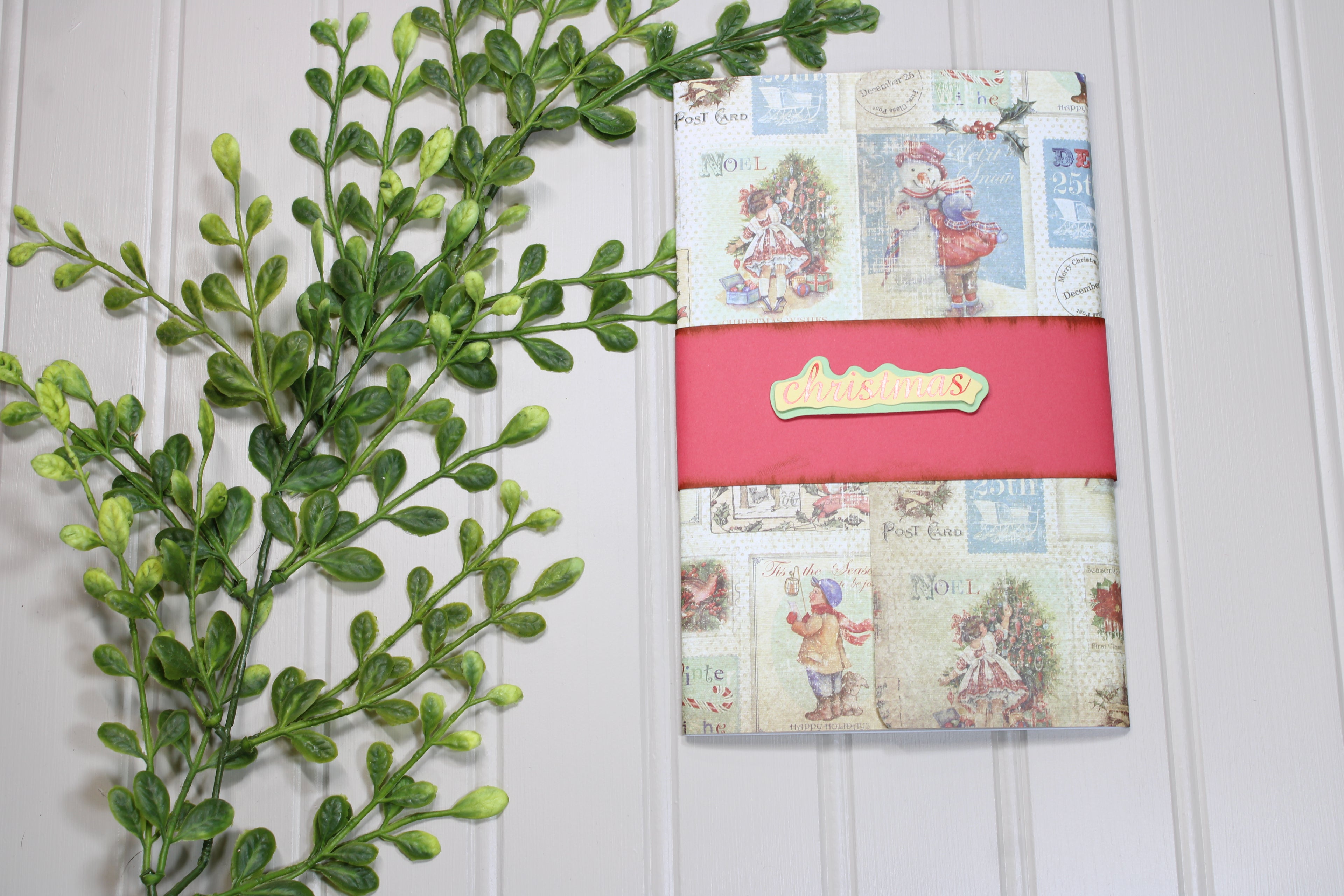 Handmade Christmas Daily Notes Folio – 5x8 Legal Pad - Christmas