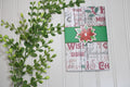 Handmade Christmas Daily Notes Folio – 5x8 Legal Pad - Poinsettia