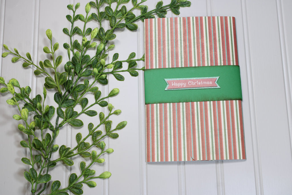 Handmade Christmas Daily Notes Folio – 5x8 Legal Pad - Happy Christmas