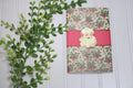 Handmade Christmas Daily Notes Folio – 5x8 Legal Pad - Santa Mistletoe