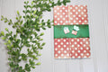 Handmade Christmas Daily Notes Folio – 5x8 Legal Pad - Polka Dot Packages