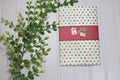 Handmade Christmas Daily Notes Folio – 5x8 Legal Pad - Polka Dot Packages 2