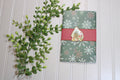 Handmade Christmas Daily Notes Folio – 5x8 Legal Pad - Vintage Santa and Snow
