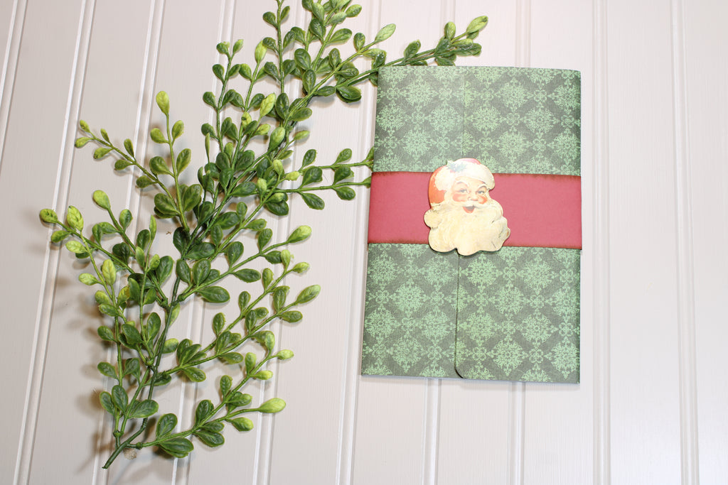Handmade Christmas Daily Notes Folio – 5x8 Legal Pad - Ho Ho Ho