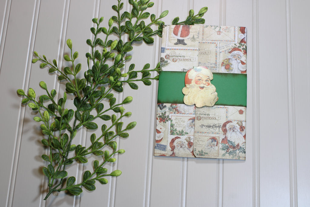 Handmade Christmas Daily Notes Folio – 5x8 Legal Pad - Christmas Greetings
