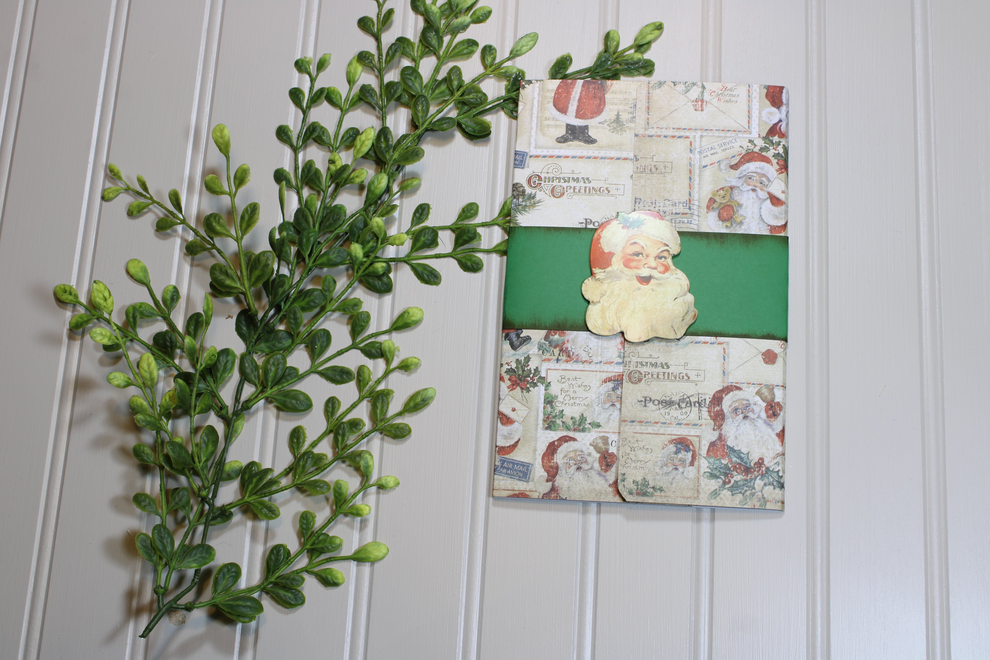 Handmade Christmas Daily Notes Folio – 5x8 Legal Pad - Christmas Greetings