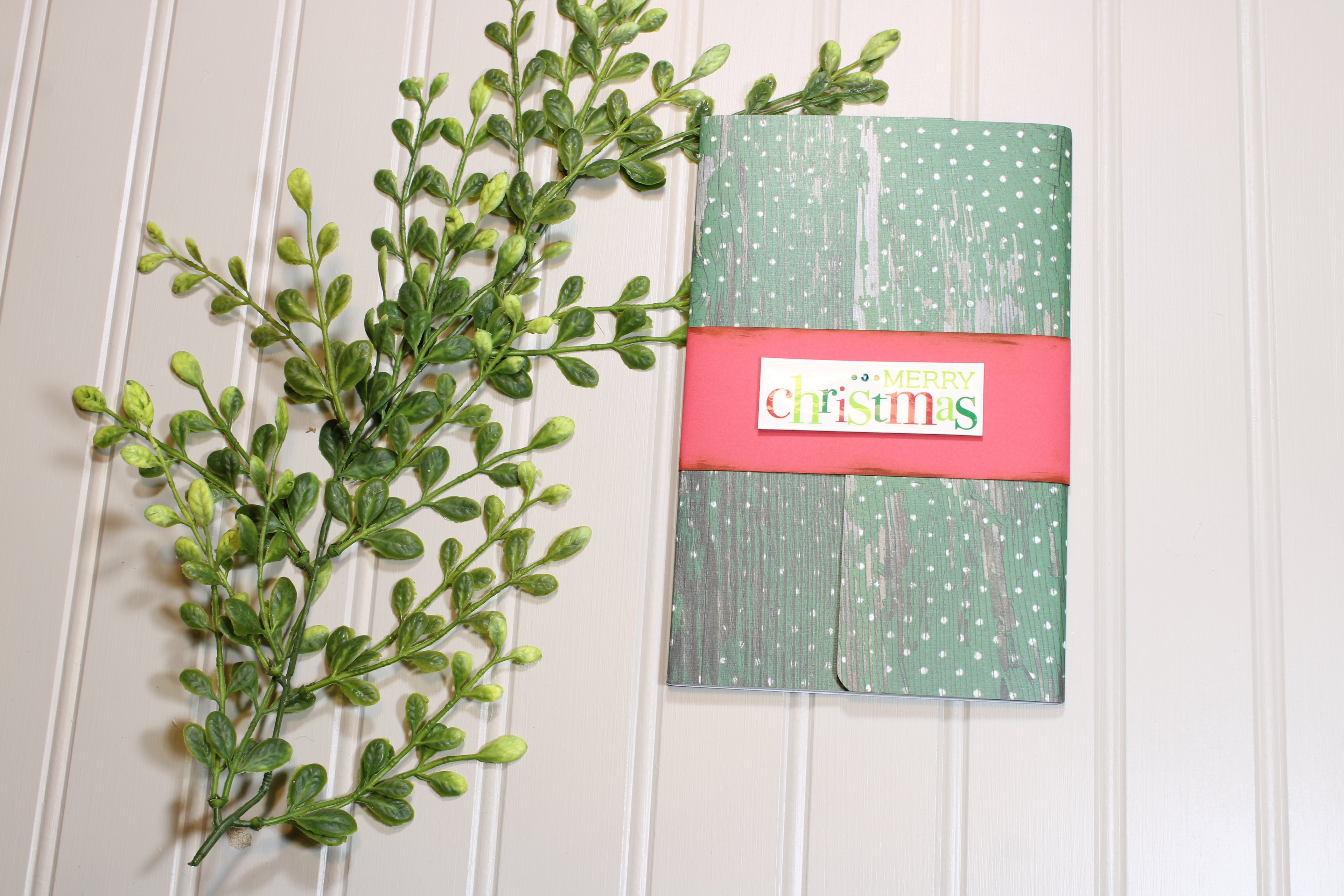 Handmade Christmas Daily Notes Folio – 5x8 Legal Pad - Merry Christmas