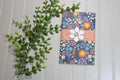 Handmade Daily Notes Folio – 5x8 Legal Pad - Garden Bloom