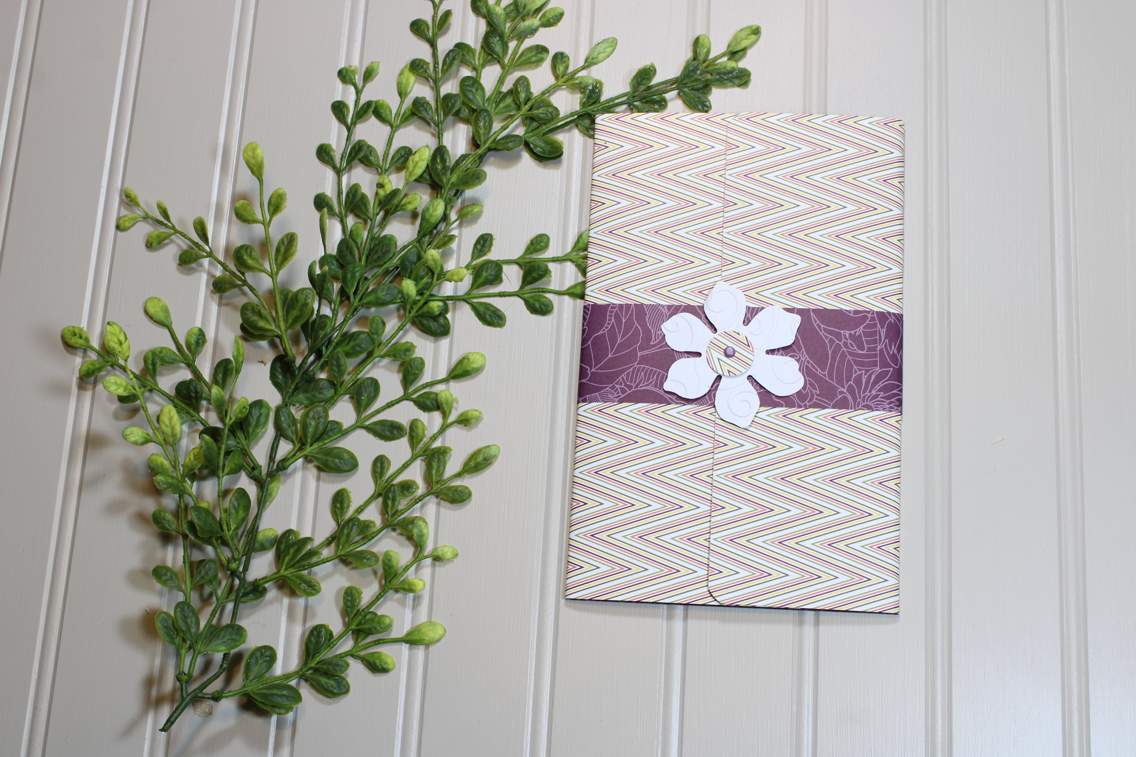 Handmade Daily Notes Folio – 5x8 Legal Pad - Zig Zag