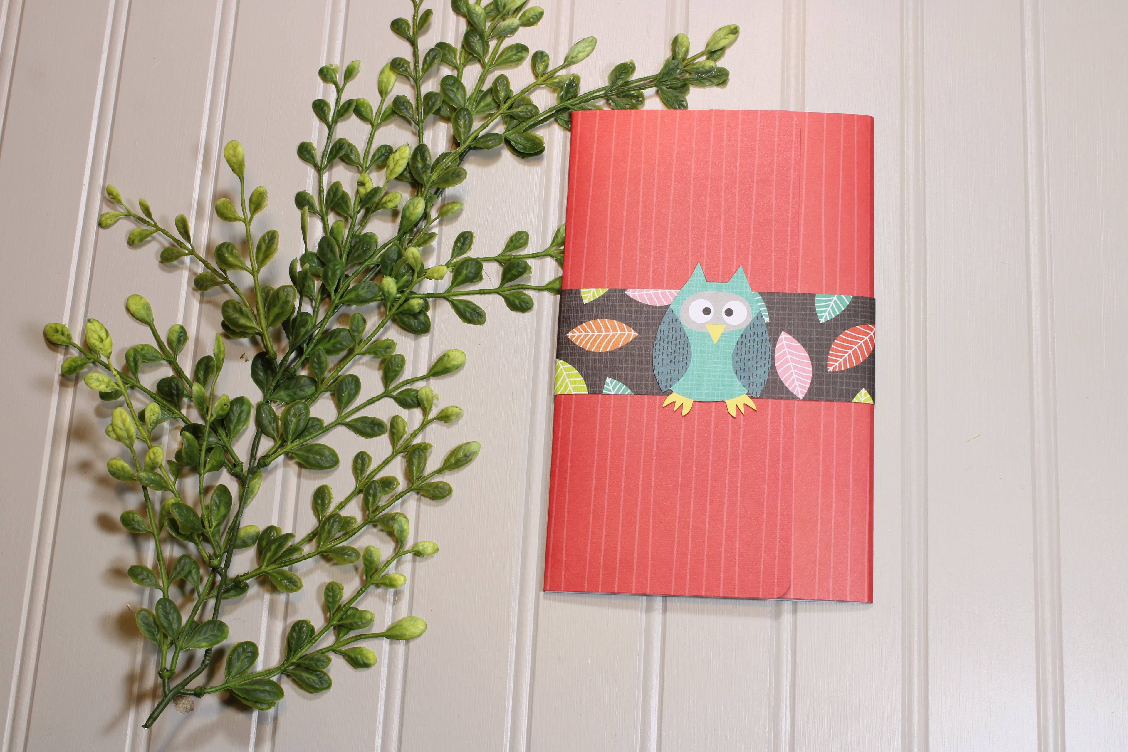 Handmade Daily Notes Folio – 5x8 Legal Pad - Hoot Hoot