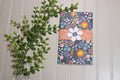 Handmade Daily Notes Folio – 5x8 Legal Pad - Garden Bloom