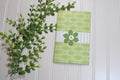Handmade Daily Notes Folio – 5x8 Legal Pad - Green Grass
