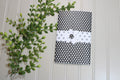 Handmade Daily Notes Folio – 5x8 Legal Pad - Black and White