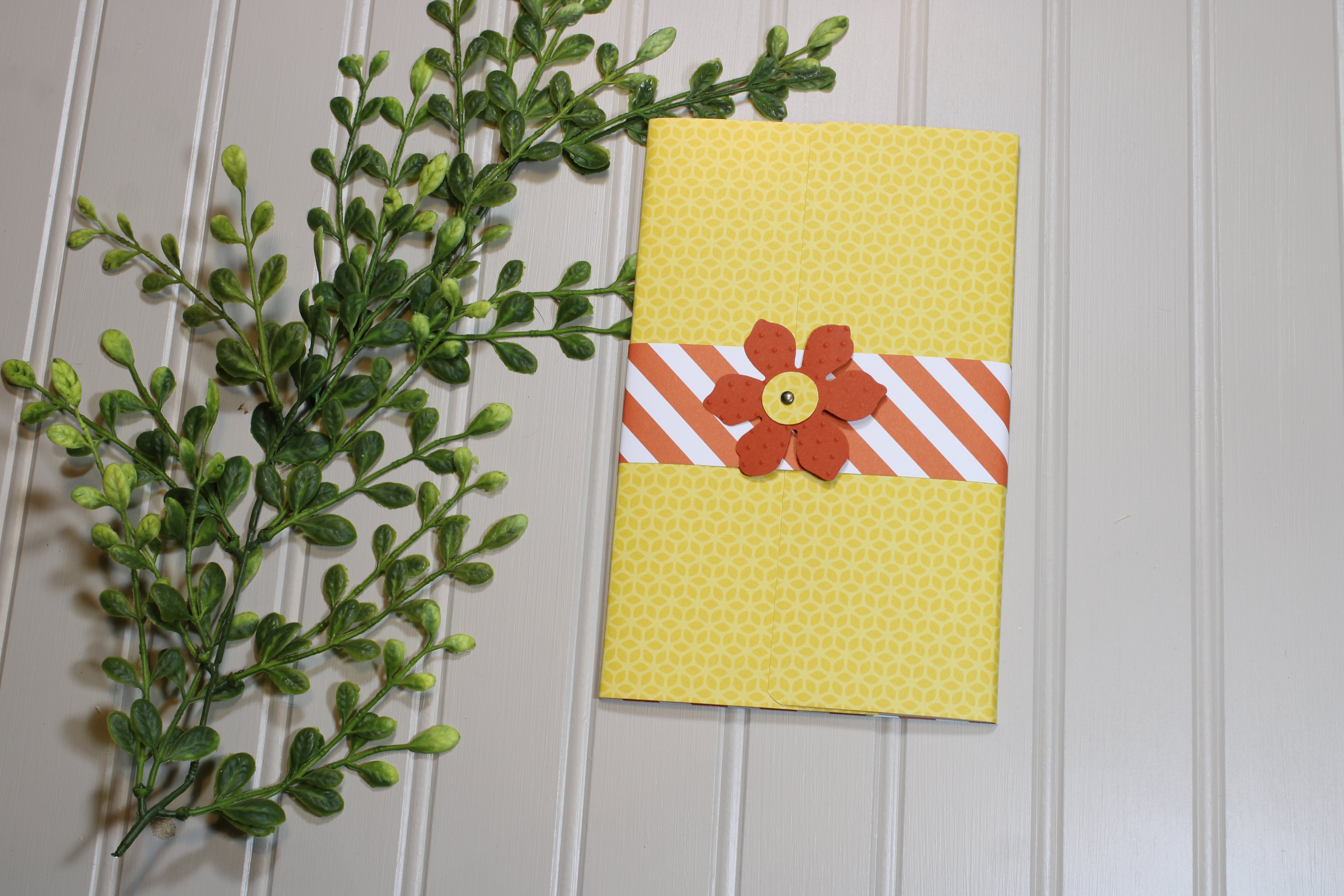 Handmade Daily Notes Folio – 5x8 Legal Pad - Sunshine