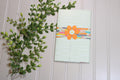 Handmade Daily Notes Folio – 5x8 Legal Pad - Green Path