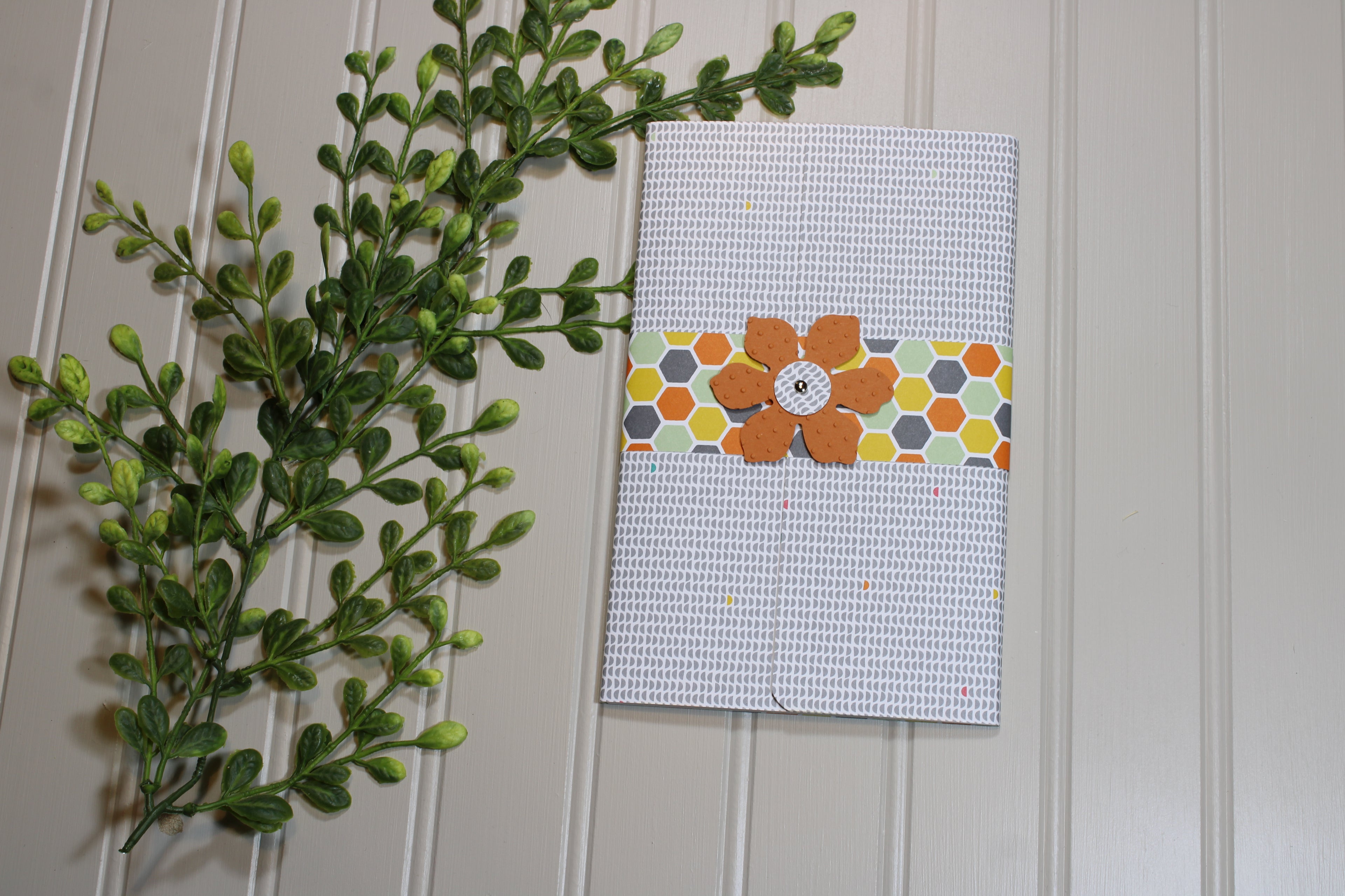 Handmade Daily Notes Folio – 5x8 Legal Pad - Semicircles