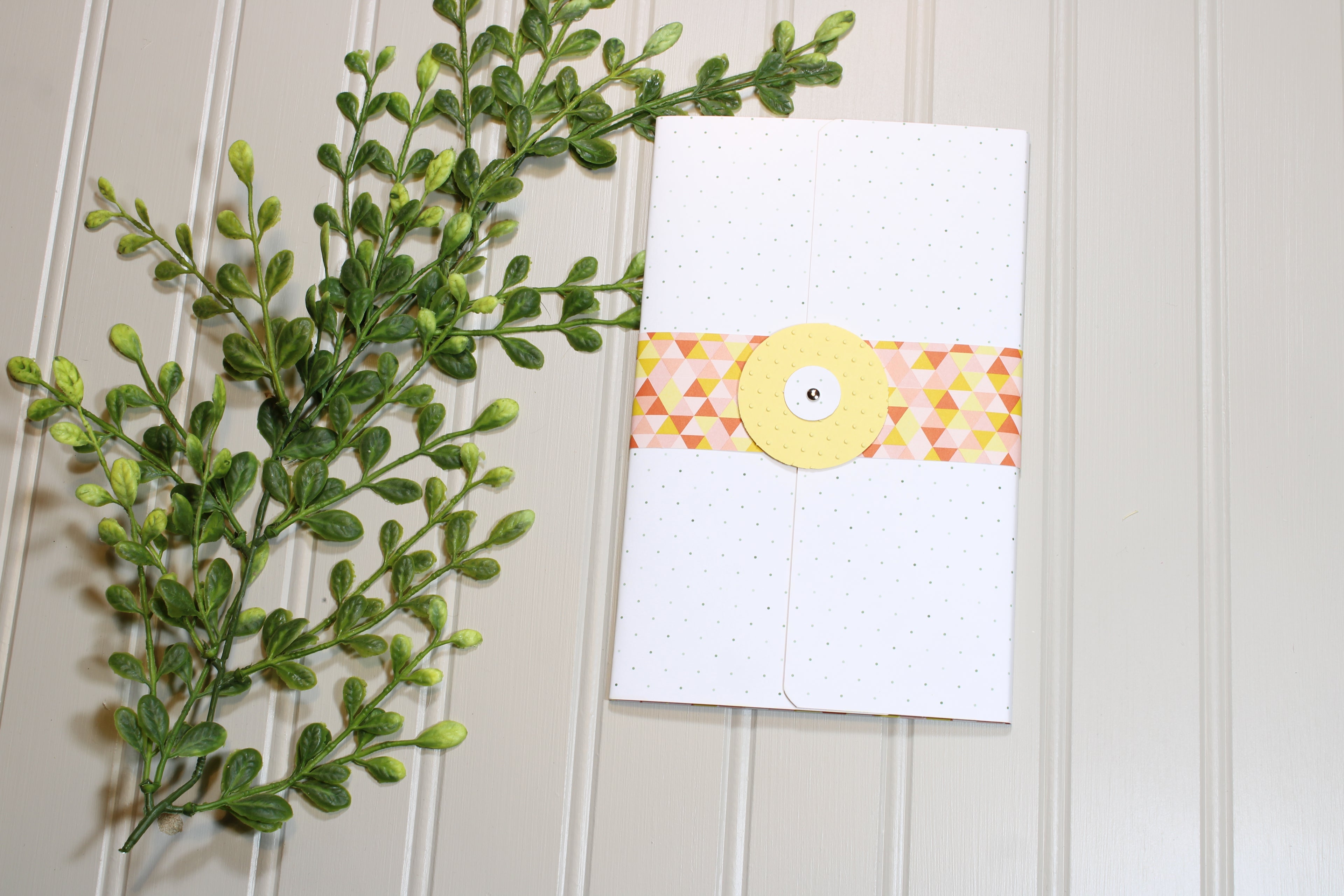 Handmade Daily Notes Folio – 5x8 Legal Pad - Subtle Dots