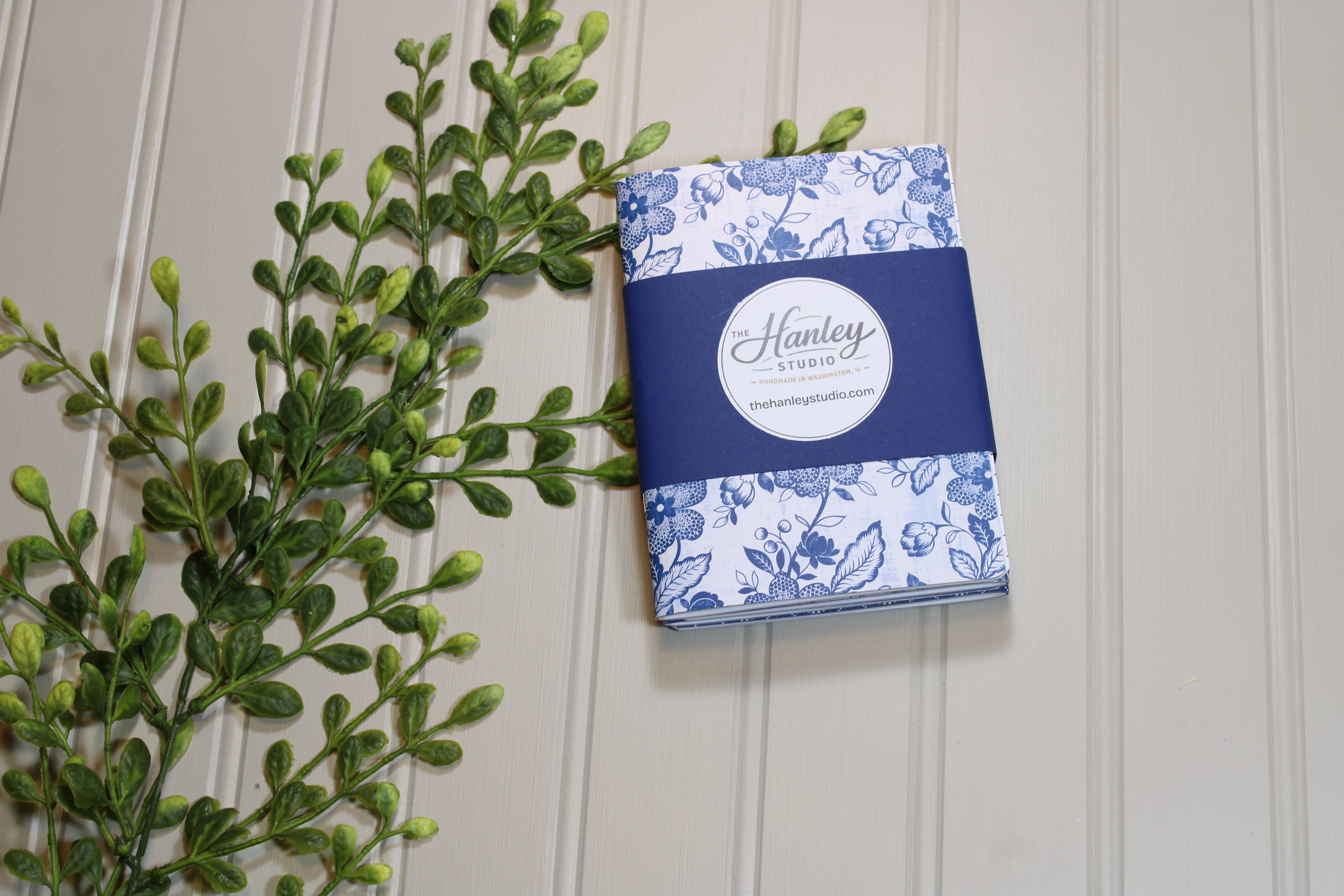 Handmade Notebook Set – 4 Lined Notebooks – 4x5.25 - Something Blue