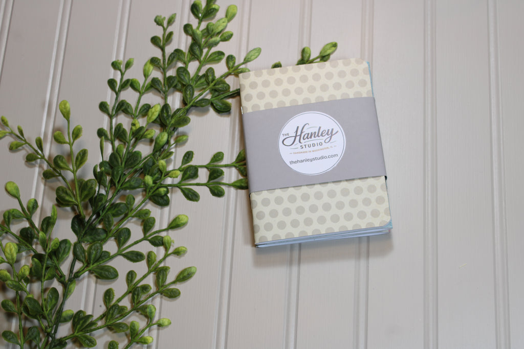 Handmade Notebook Set – 4 Lined Notebooks – 4x5.25 - Any Day