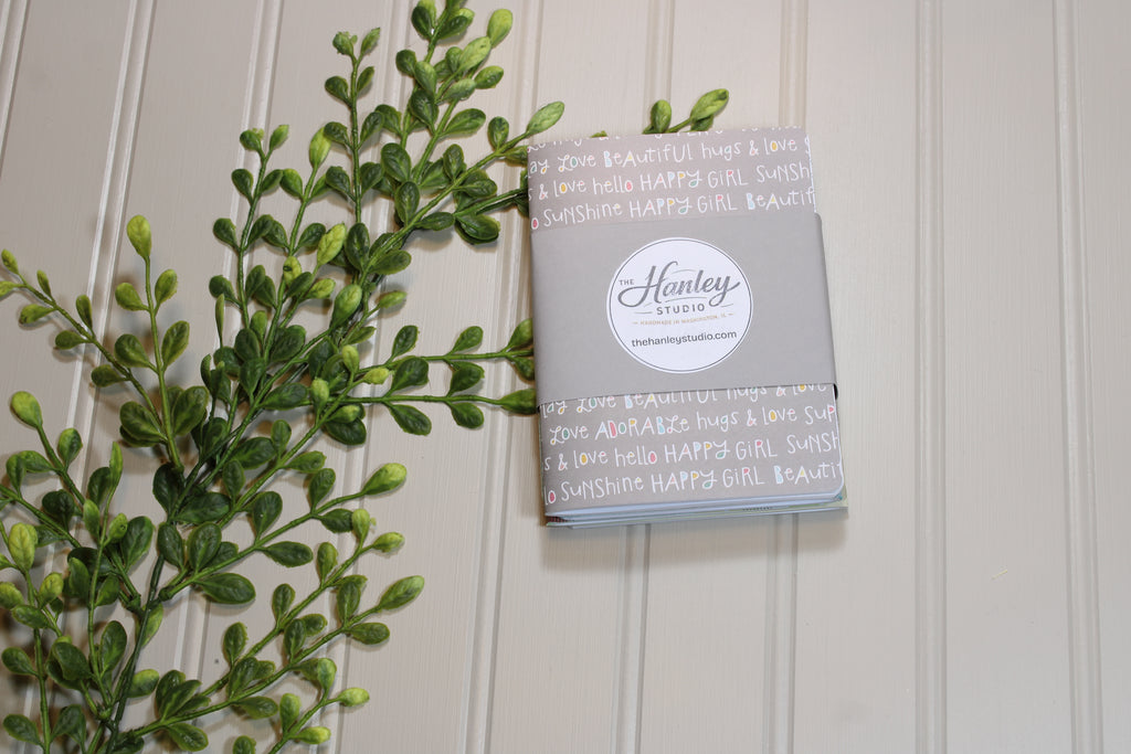Handmade Notebook Set – 4 Lined Notebooks – 4x5.25 - Any Day