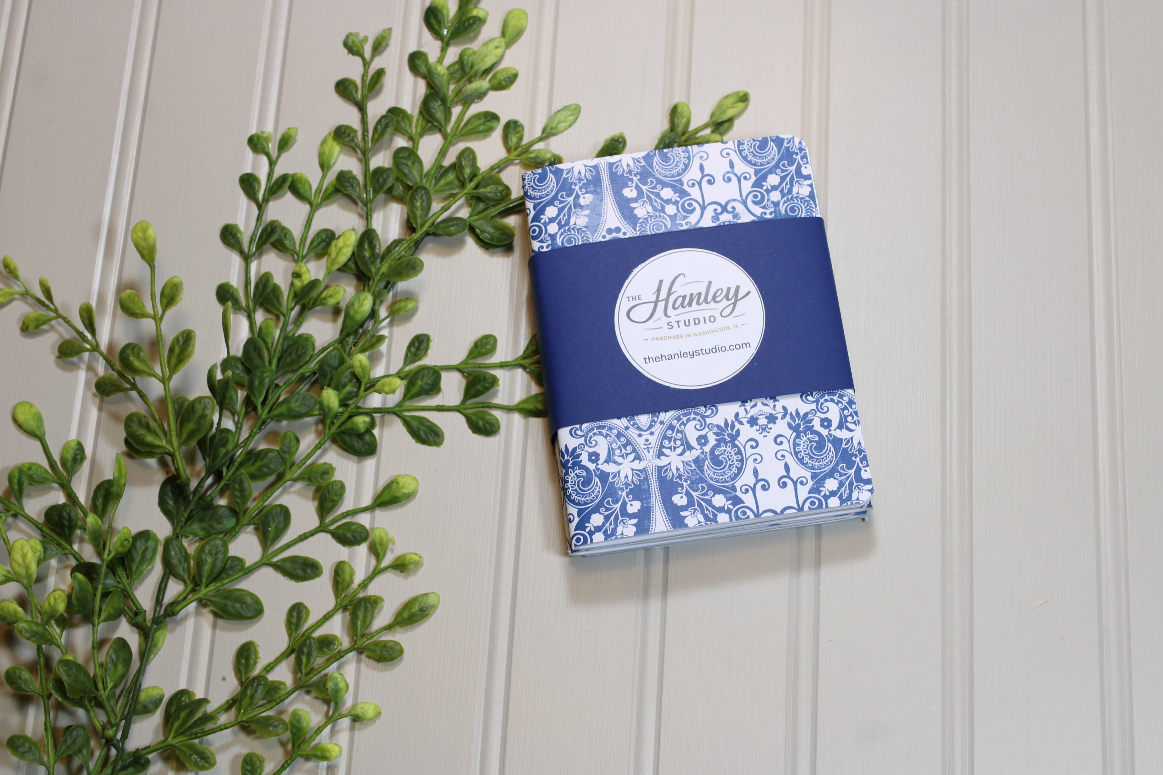 Handmade Notebook Set – 4 Lined Notebooks – 4x5.25 - Something Blue