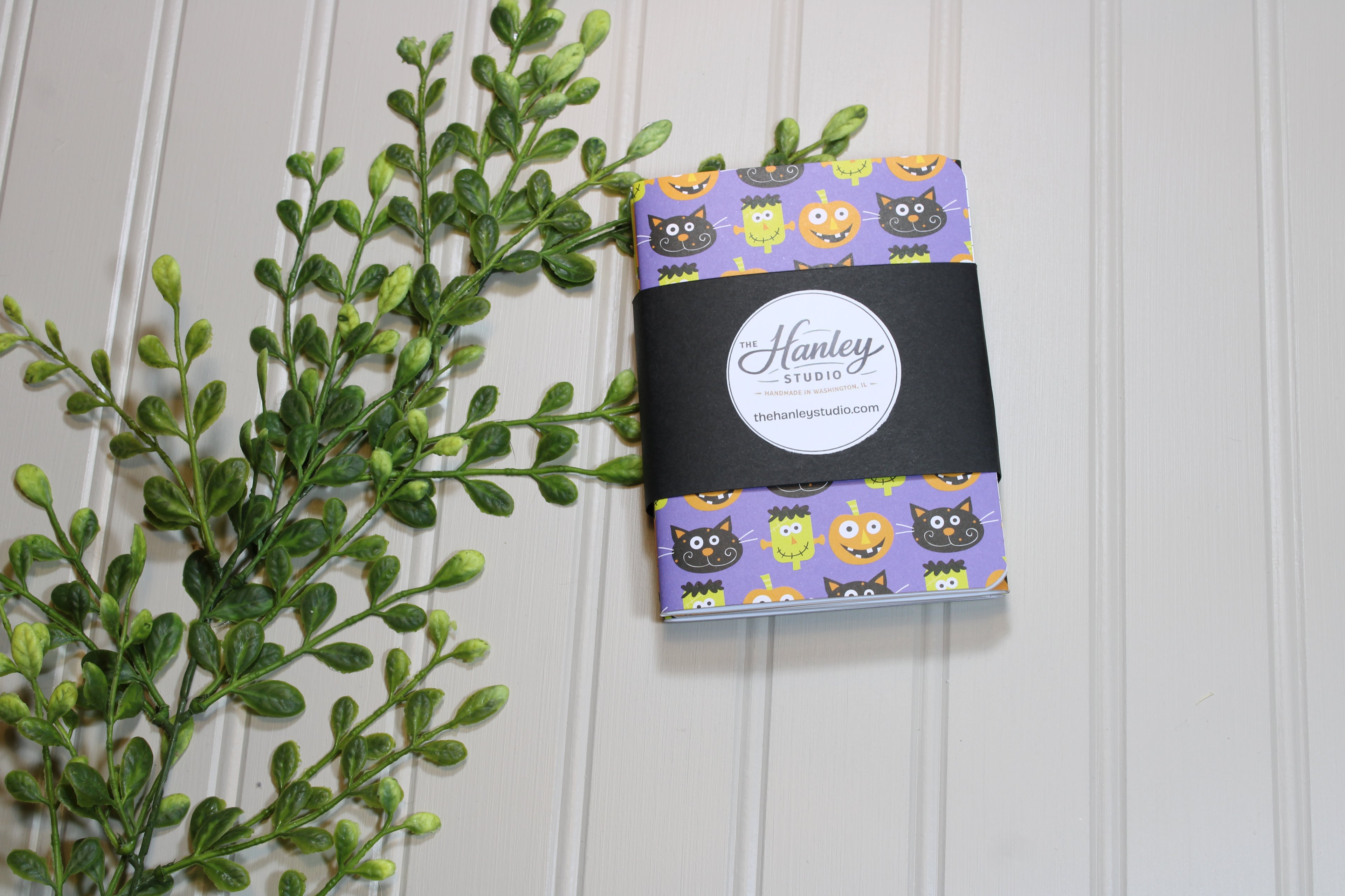 Handmade Notebook Set – 4 Lined Notebooks – 4x5.25 - Halloween