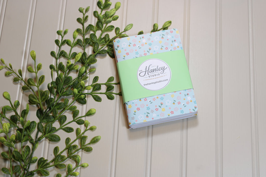 Handmade Notebook Set – 4 Lined Notebooks – 4x5.25 - Any Day